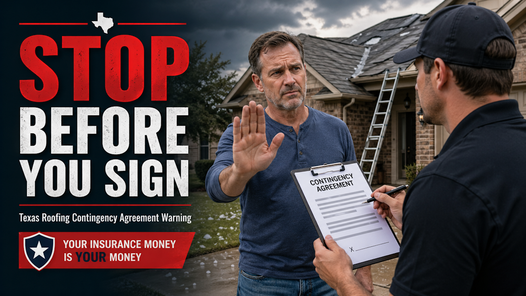 Roofing Contingency Agreements in Texas: What They Are, Why Not To Sign ...
